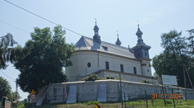 Minoga. Kościół pw. Narodzenia Najświętszej Marii Panny, 1733-1736